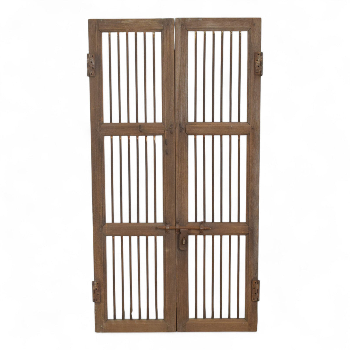 Pair of Antique Vintage Indian Doors Shutters