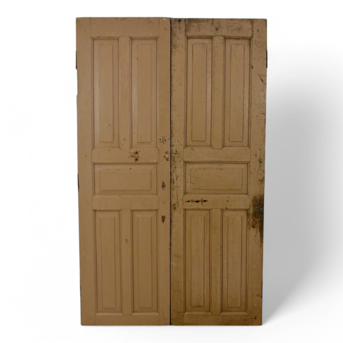 Pair of Antique Vintage Indian Panel Doors