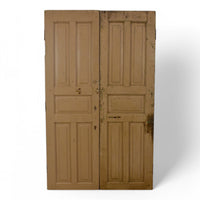 Pair of Antique Vintage Indian Panel Doors
