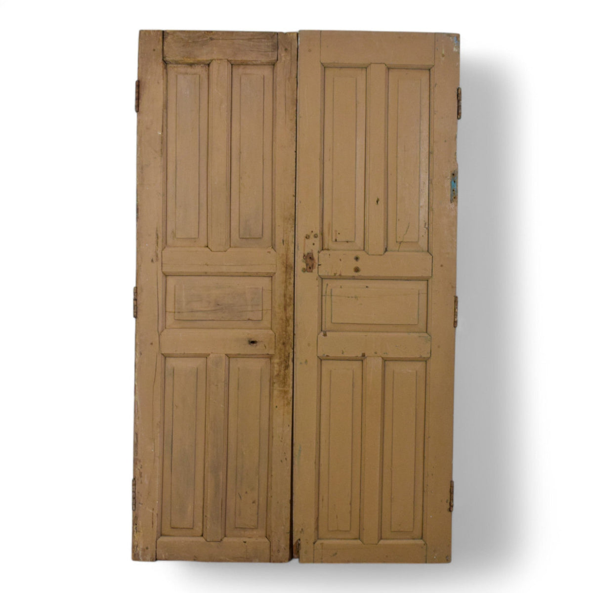 Pair of Antique Vintage Indian Panel Doors