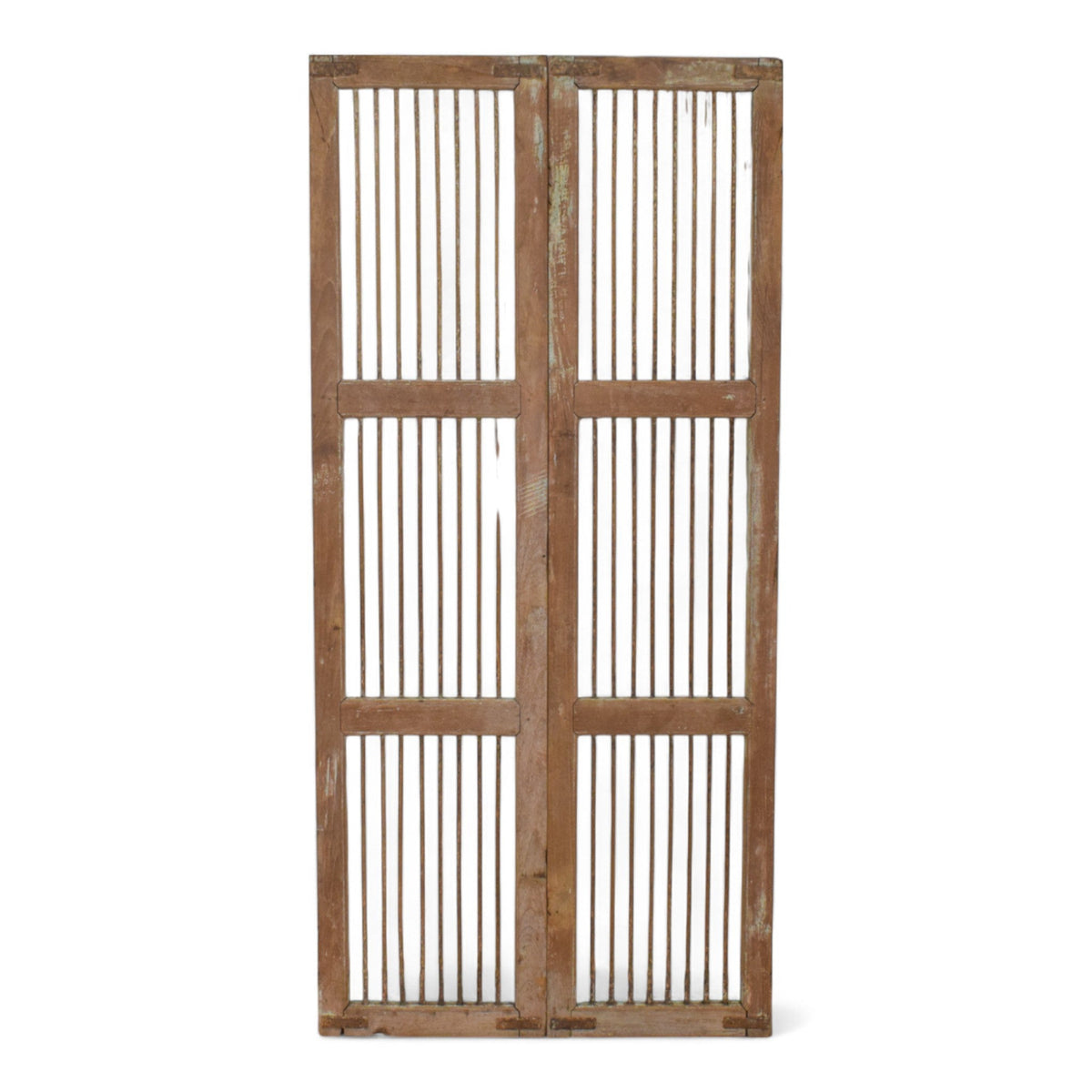 Pair of Antique Vintage Indian Doors Shutters