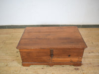 Antique Rustic Wooden Chest Box Coffee Table