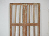 Pair of Antique Vintage Indian Doors Shutters