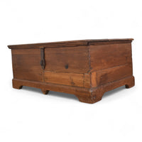 Antique Rustic Wooden Chest Box Coffee Table