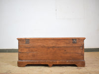 Antique Rustic Wooden Chest Box Coffee Table