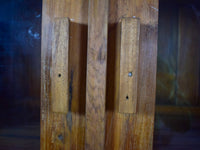 Vintage Rustic Hard Wood Display Housekeepers Cupboard Cabinet