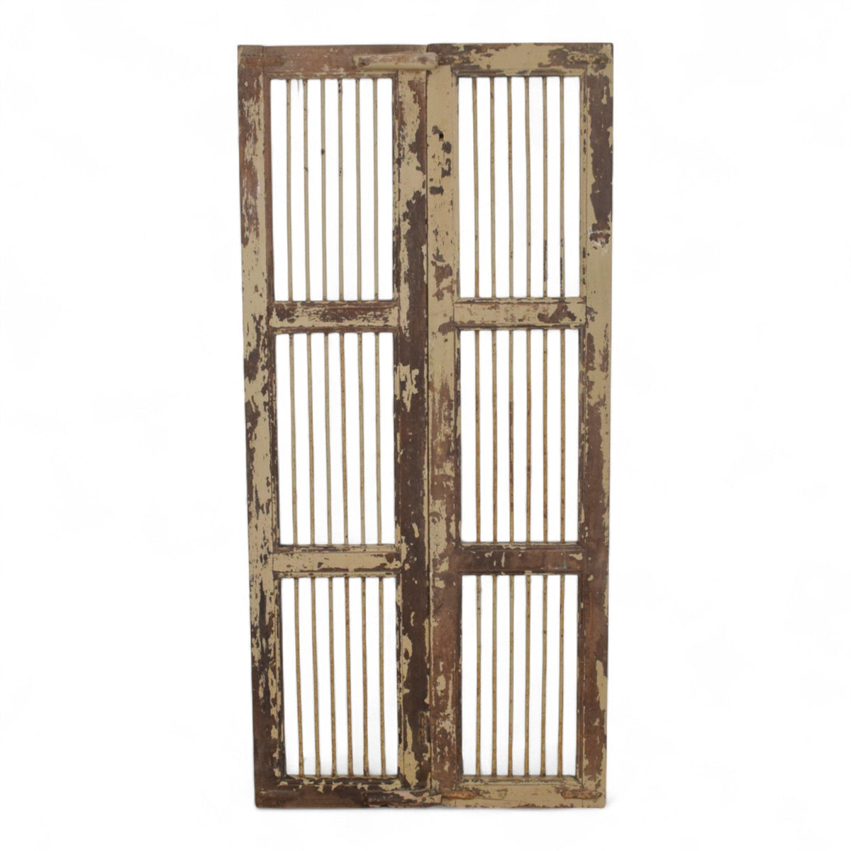 Pair of Antique Vintage Indian Doors Shutters