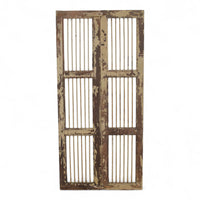 Pair of Antique Vintage Indian Doors Shutters