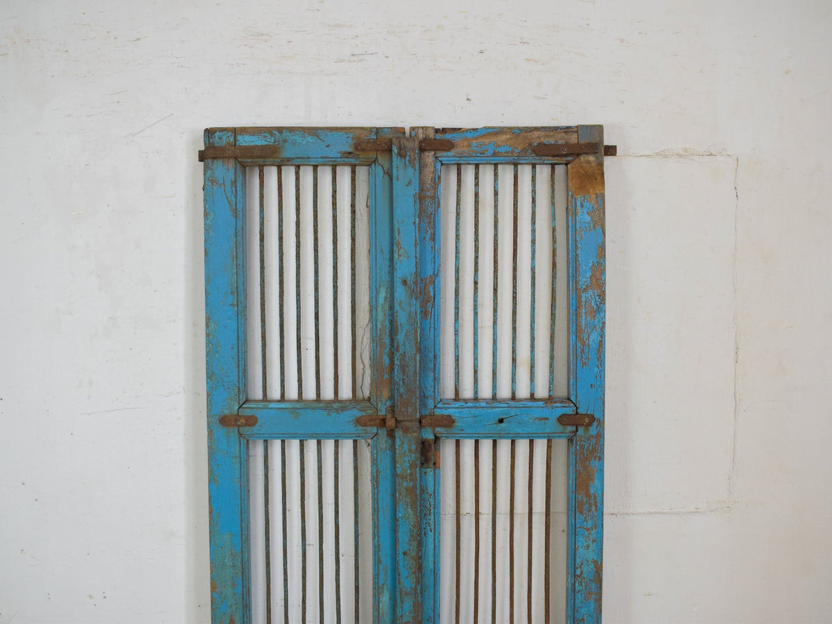 Pair of Antique Vintage Indian Doors Shutters
