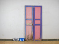Pair of Antique Vintage Indian Panel Doors