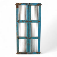 Pair of Antique Vintage Indian Doors Shutters