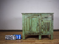 Vintage Painted Kitchen Island Cupboard Cabinet