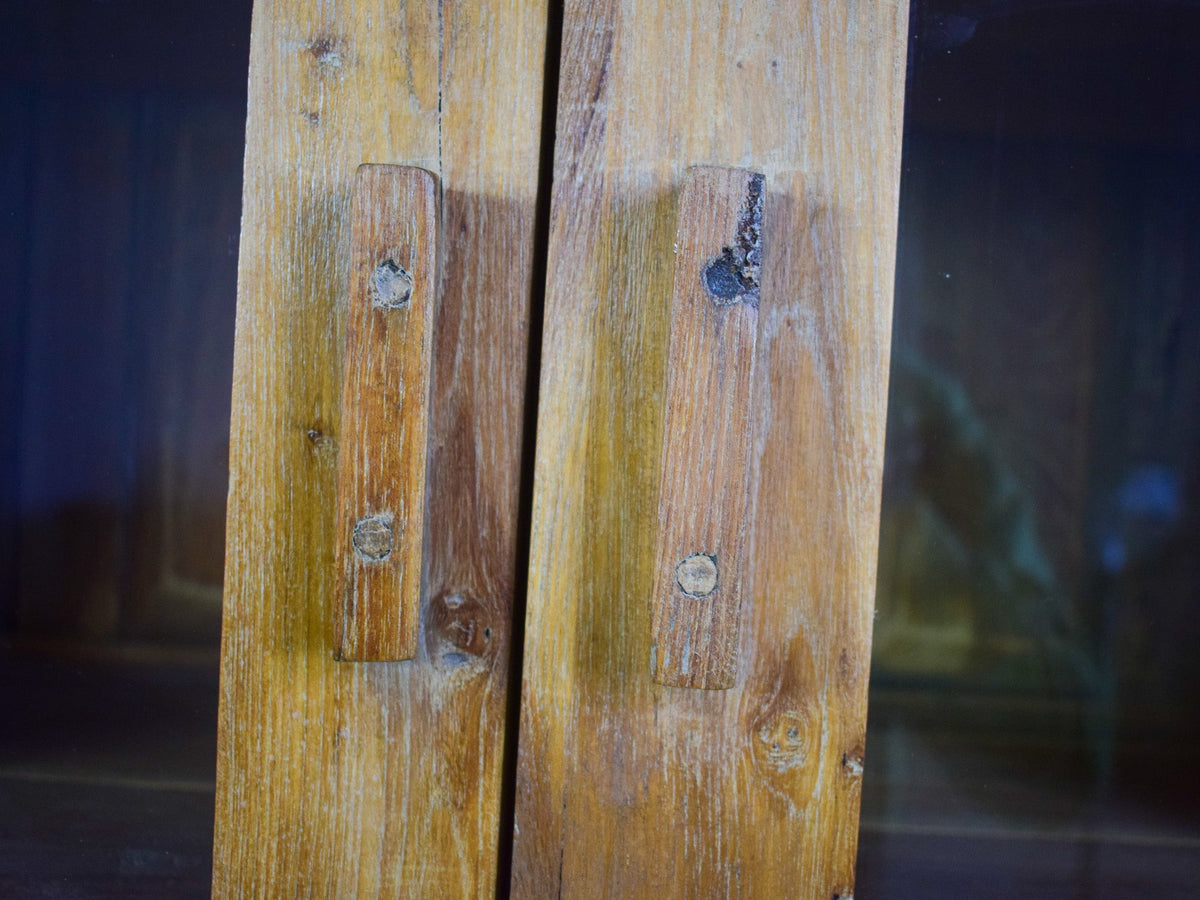 Vintage Rustic Hard Wood Fitted Interior Cupboard Cabinet Storage