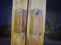 Vintage Rustic Hard Wood Fitted Interior Cupboard Cabinet Storage