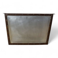 MILLWARDS® Handmade Vintage Style Galvanised Riveted Trough Planter - 64 cm