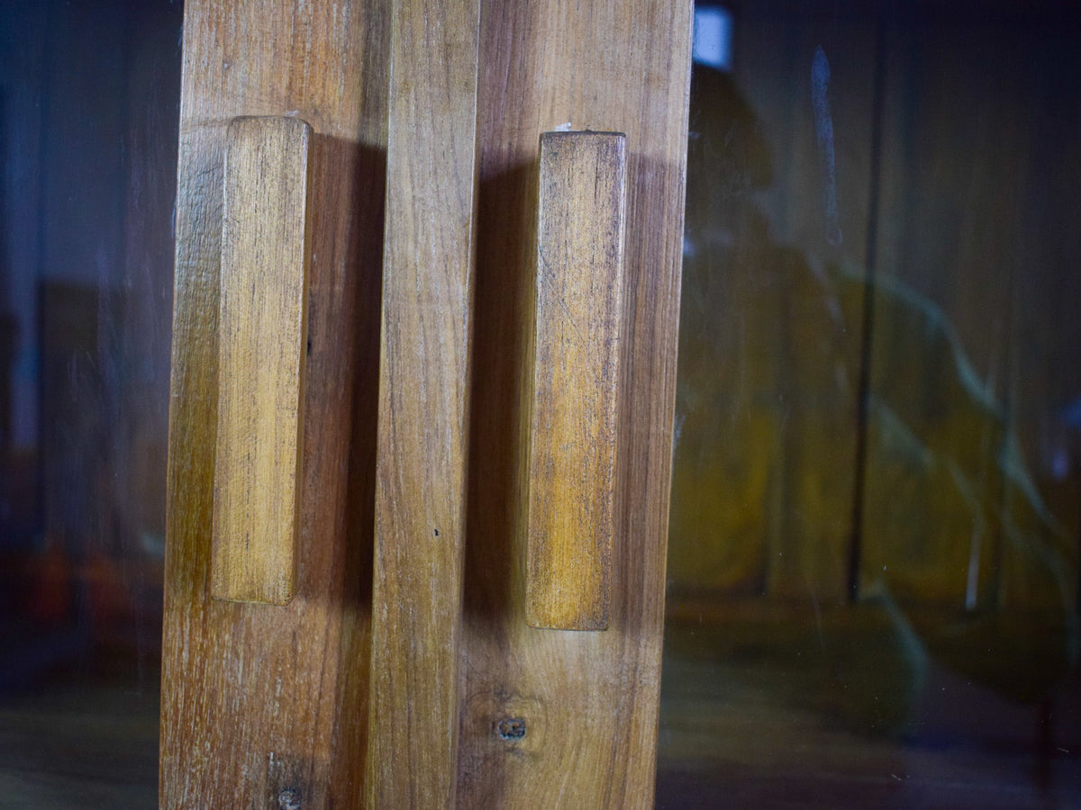 Vintage Rustic Hard Wood Cupboard Cabinet Storage
