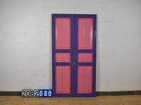 Pair of Antique Vintage Indian Panel Doors