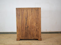 Vintage Rustic Teak Wood Fitted Interior Cupboard Cabinet Storage