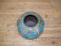 Hand Painted Vintage Rustic Indian Planters Pots 3 X SIZES Available