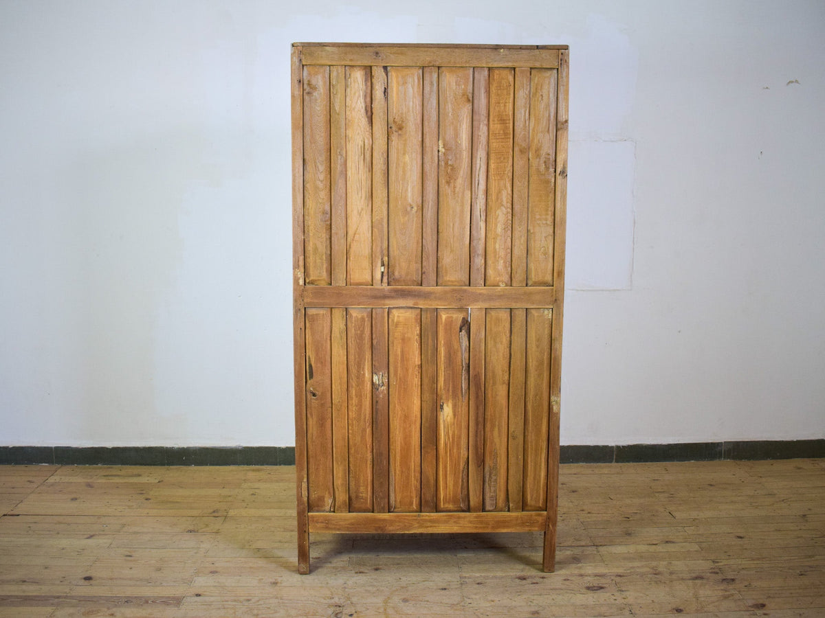 Vintage Rustic Hard Wood Cupboard Cabinet Storage