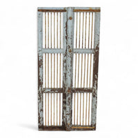 Pair of Antique Vintage Indian Doors Shutters