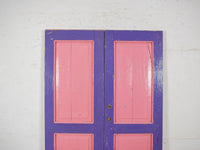 Pair of Antique Vintage Indian Panel Doors