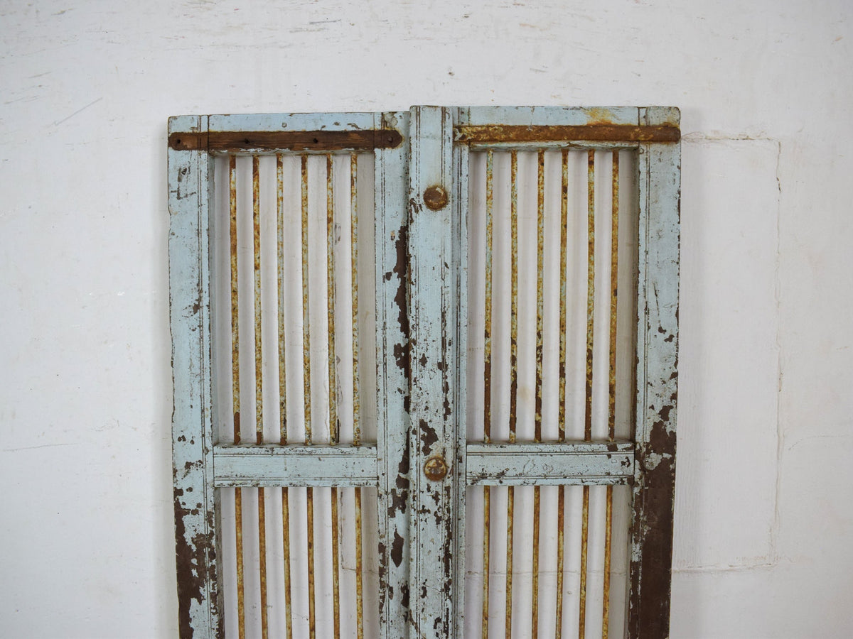 Pair of Antique Vintage Indian Doors Shutters