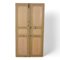 Pair of Antique Vintage Indian Panel Doors