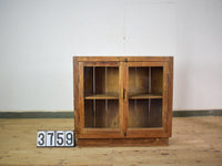 Vintage Worn Painted Rustic Cupboard Cabinet