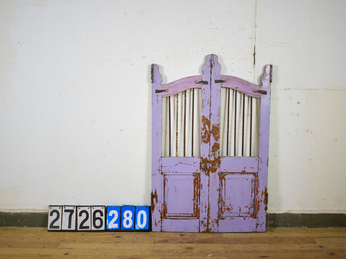Pair of Vintage Indian Garden Dog Gates