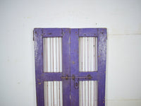 Pair of Antique Vintage Indian Doors Shutters