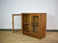 Vintage Worn Painted Rustic Cupboard Cabinet