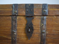 Antique Teak Wooden Chest Box Coffee Table
