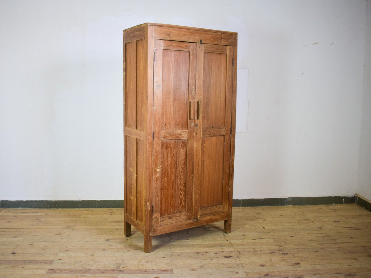 Vintage Wooden Rustic Cupboard Cabinet