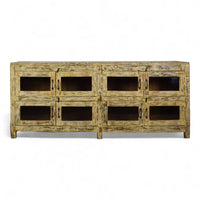 Vintage Solid Wood Rustic Sideboard Cupboard