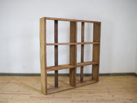 Large Vintage Wooden Rustic Shop Display Shelving Rack