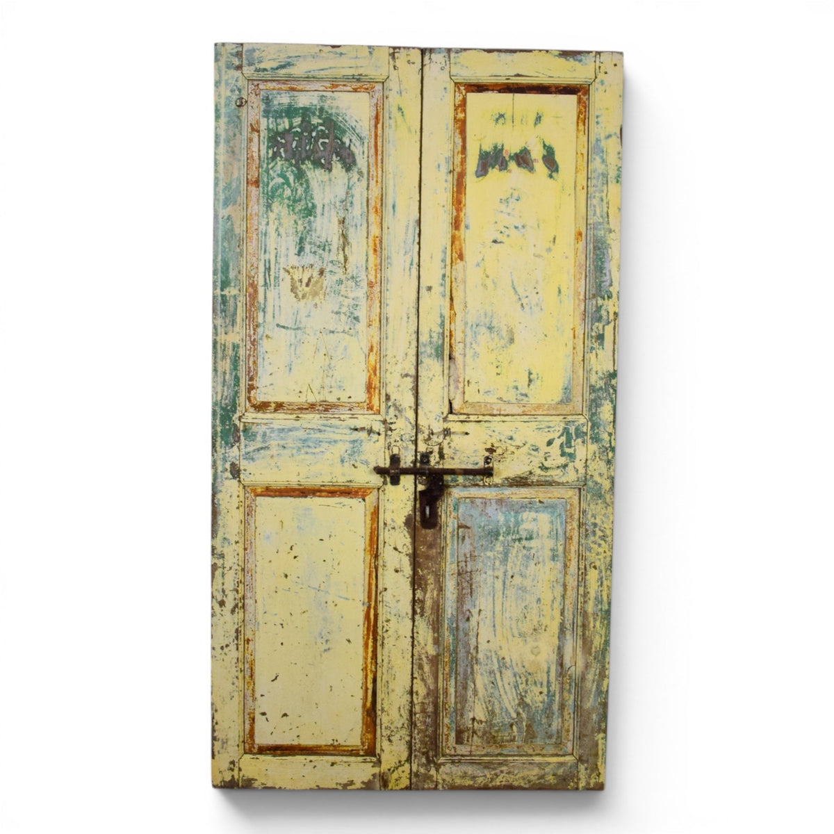 Pair of Antique Vintage Indian Doors Shutters