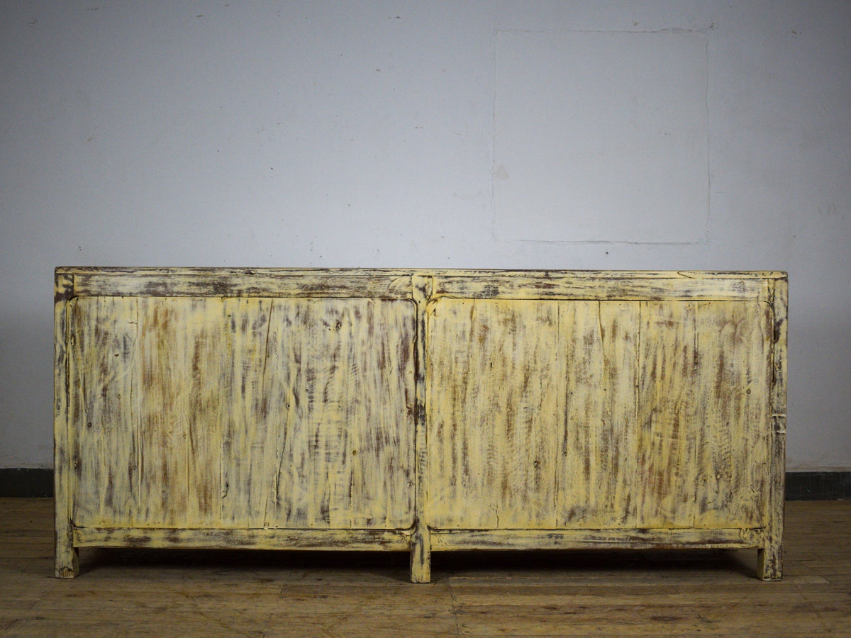 Vintage Solid Wood Rustic Sideboard Cupboard