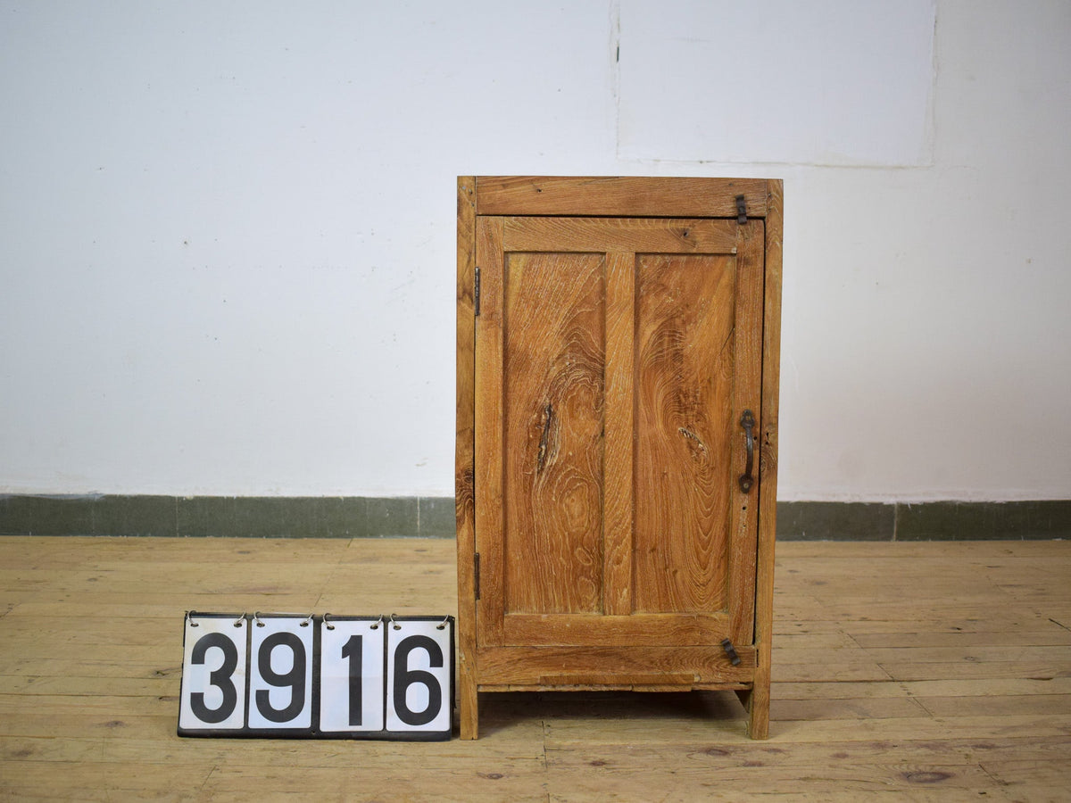 Vintage Wooden Rustic Cupboard Cabinet