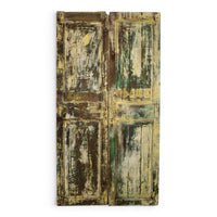 Pair of Antique Vintage Indian Doors Shutters
