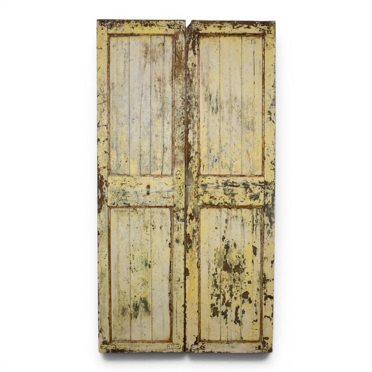 Pair of Antique Vintage Indian Doors Shutters