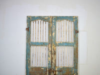 Pair of Antique Vintage Indian Doors Shutters
