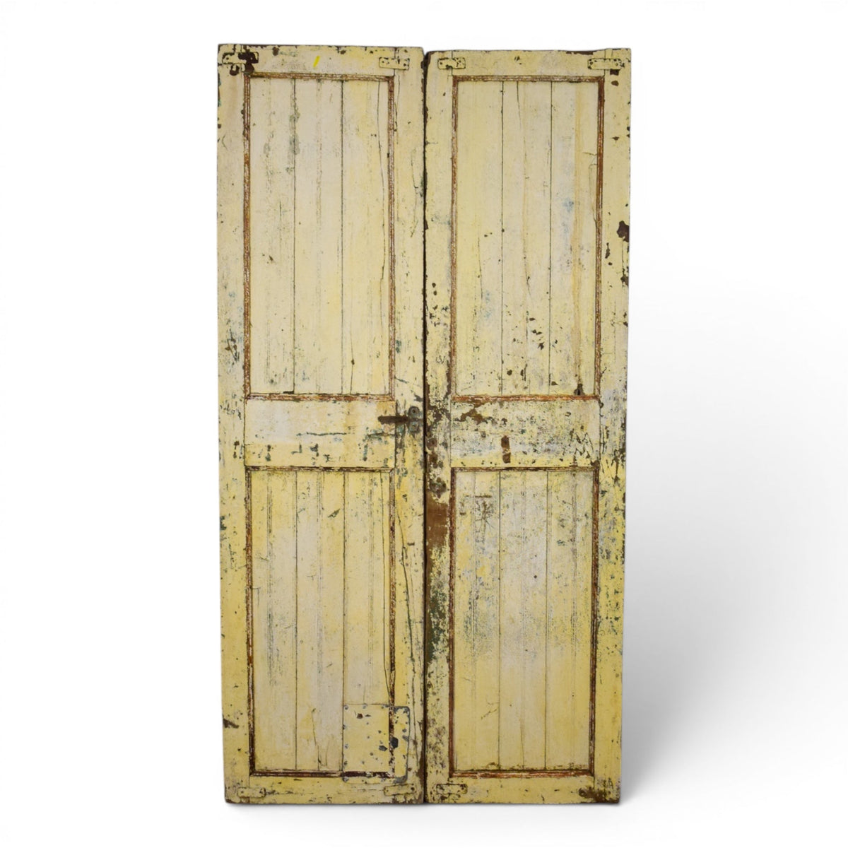 Pair of Antique Vintage Indian Doors Shutters
