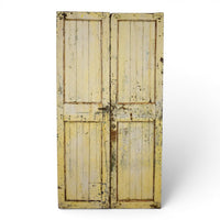 Pair of Antique Vintage Indian Doors Shutters