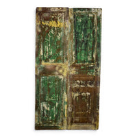 Pair of Antique Vintage Indian Doors Shutters