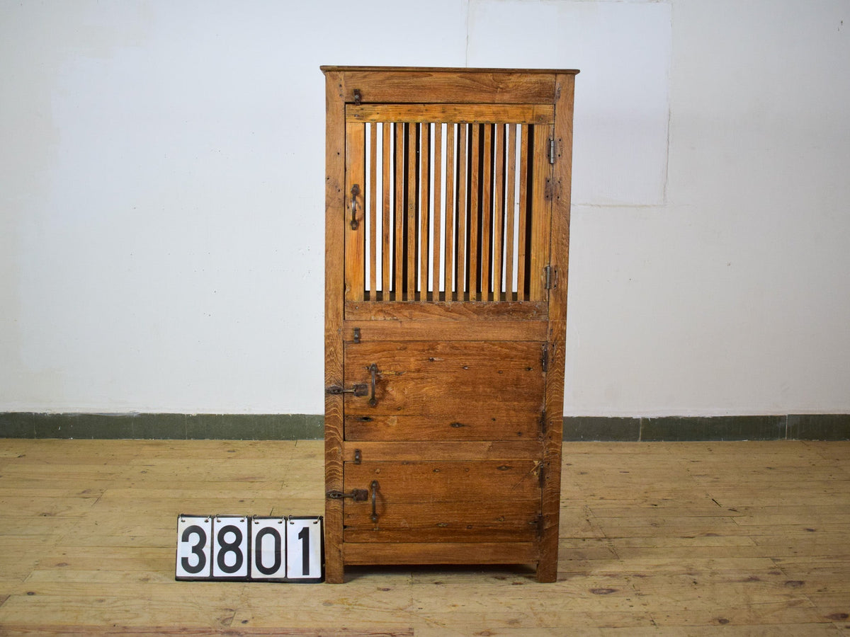 Vintage Wooden Rustic Cupboard Cabinet