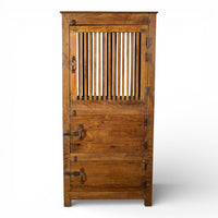 Vintage Wooden Rustic Cupboard Cabinet