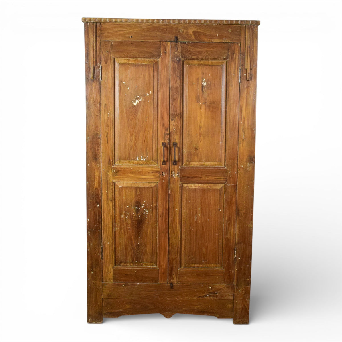 Vintage Rustic Hard Wood Fitted Interior Cupboard Cabinet Storage