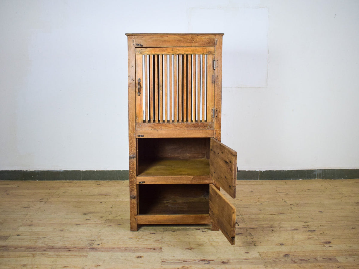 Vintage Wooden Rustic Cupboard Cabinet