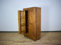Vintage Rustic Hard Wood Fitted Interior Cupboard Cabinet Storage